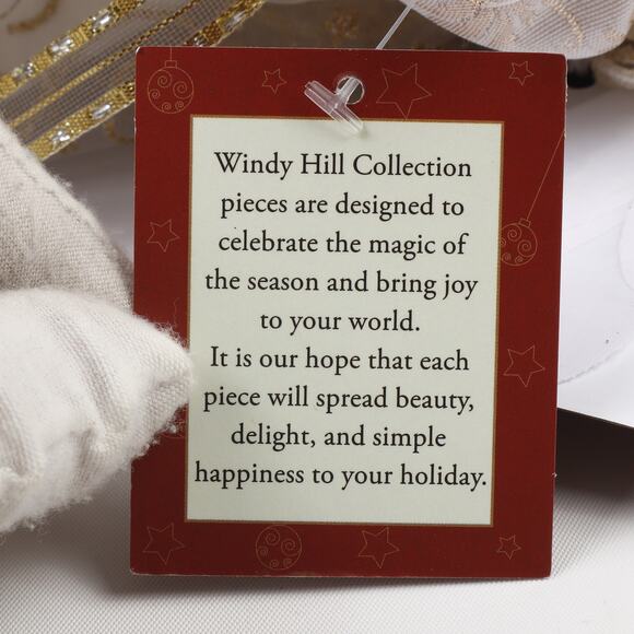 Christmas Tree Shops Windy Hill Collection Sugarplums Angel 14" Lit Tree Topper - Picture 5 of 8